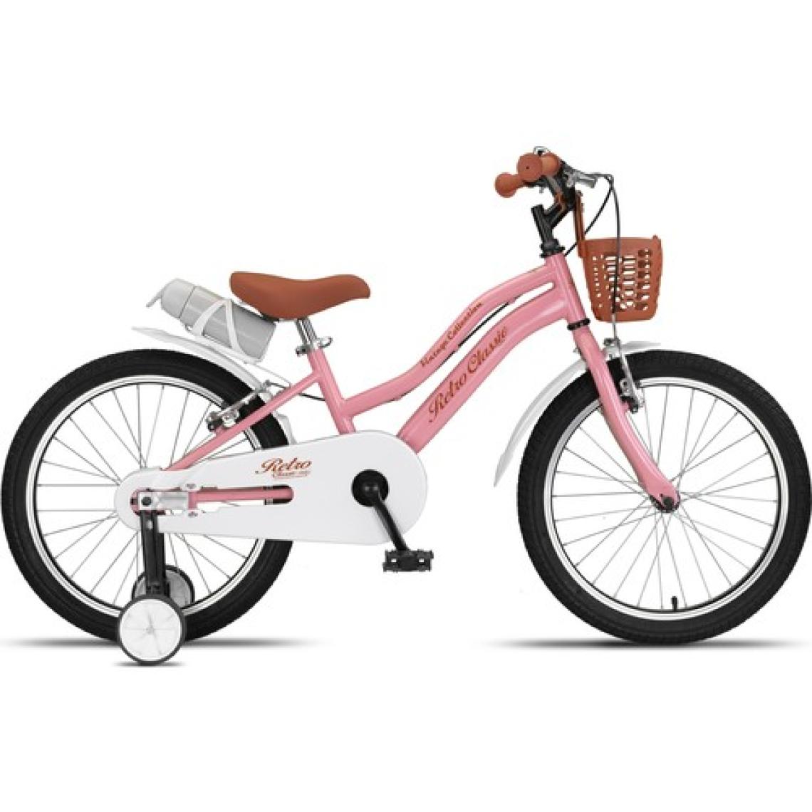 Trendbisiklet Retro Classic 20 Jant 6-9 Yaş Pembe Renkli, Çocuk Bisikleti