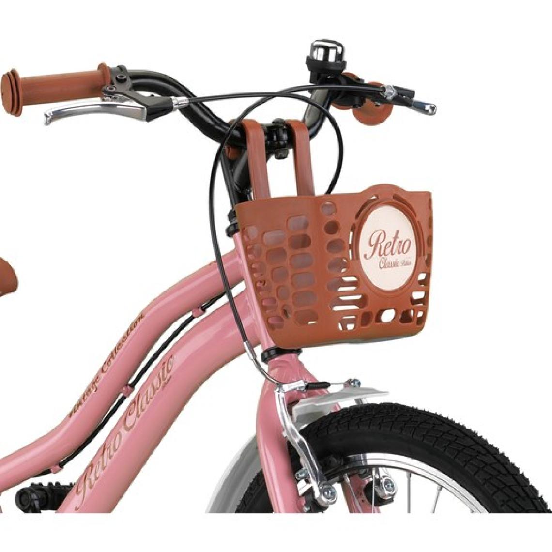 Trendbisiklet Retro Classic 20 Jant 6-9 Yaş Pembe Renkli, Çocuk Bisikleti