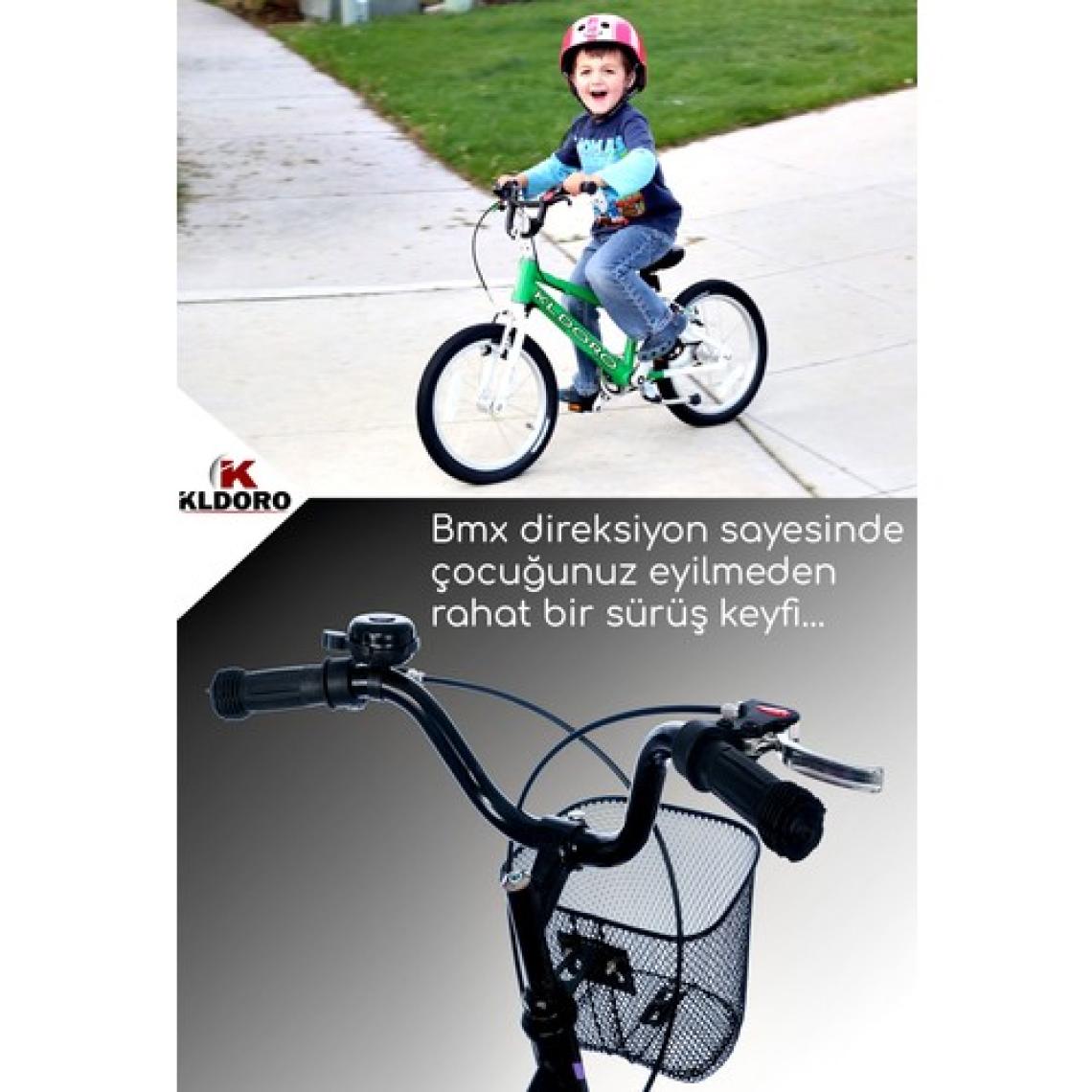 Kldoro KD-20301 Çelik Kadro 20 Jant Bisiklet Bagajlı Kız Çocuk Bisikleti