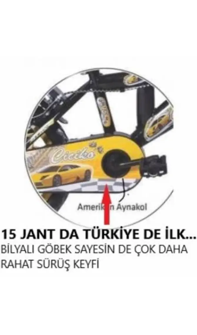 Totem Prenses 15 Jantvitessiz Çocuk Bisikleti