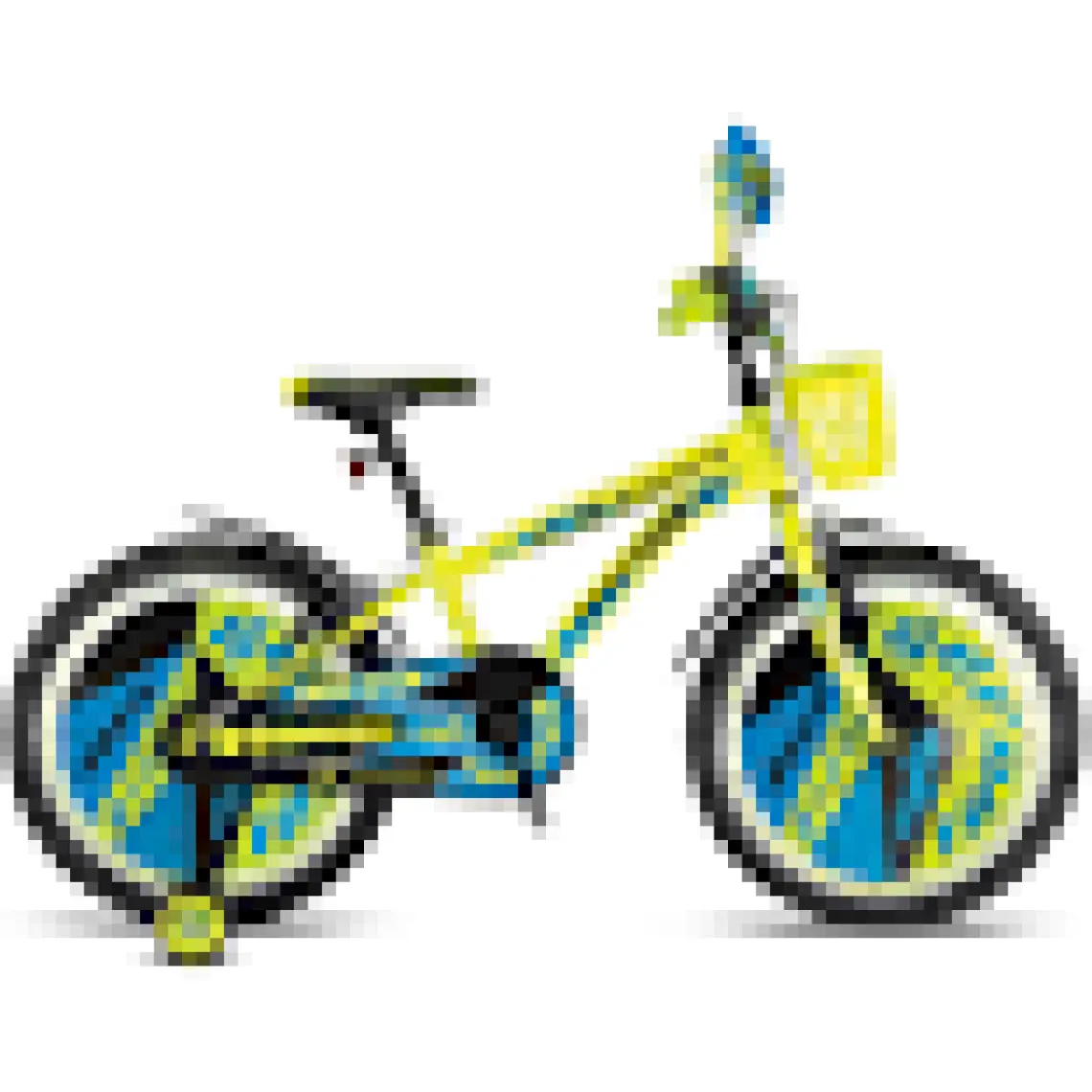 Geroni X-Force - 16" Mtb - 10' - Vitessiz - V.b. Siyah-Kırmızı Mavi