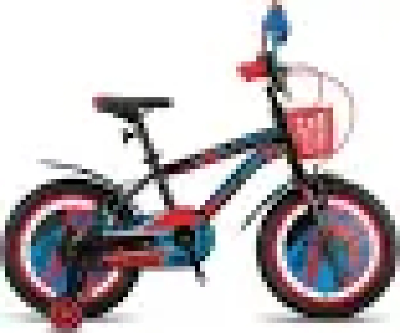 Geroni X-Force - 16" Mtb - 10' - Vitessiz - V.b. Siyah-Kırmızı Mavi