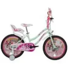 Bisan Queen Kız Çocuk Bisikleti 20 Jant 28 cm  Yeşil -  Pembe