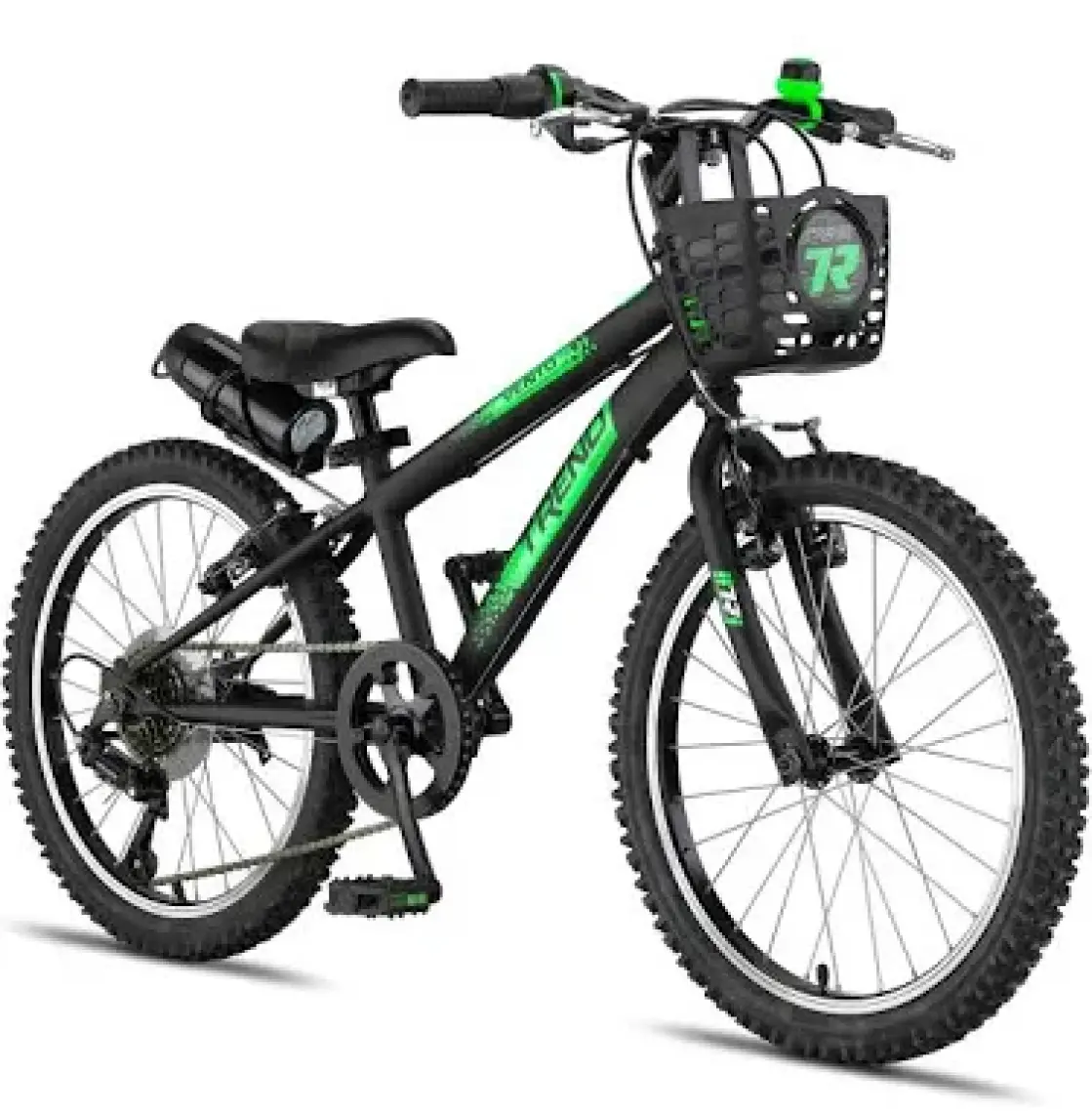 Trendbike Mistral M 20 Jant Vitesli Çocuk Bisikleti 6-9 Yaş  Çocuk Bisikleti Siyah-Neon Yeşil 20.410-S-NY