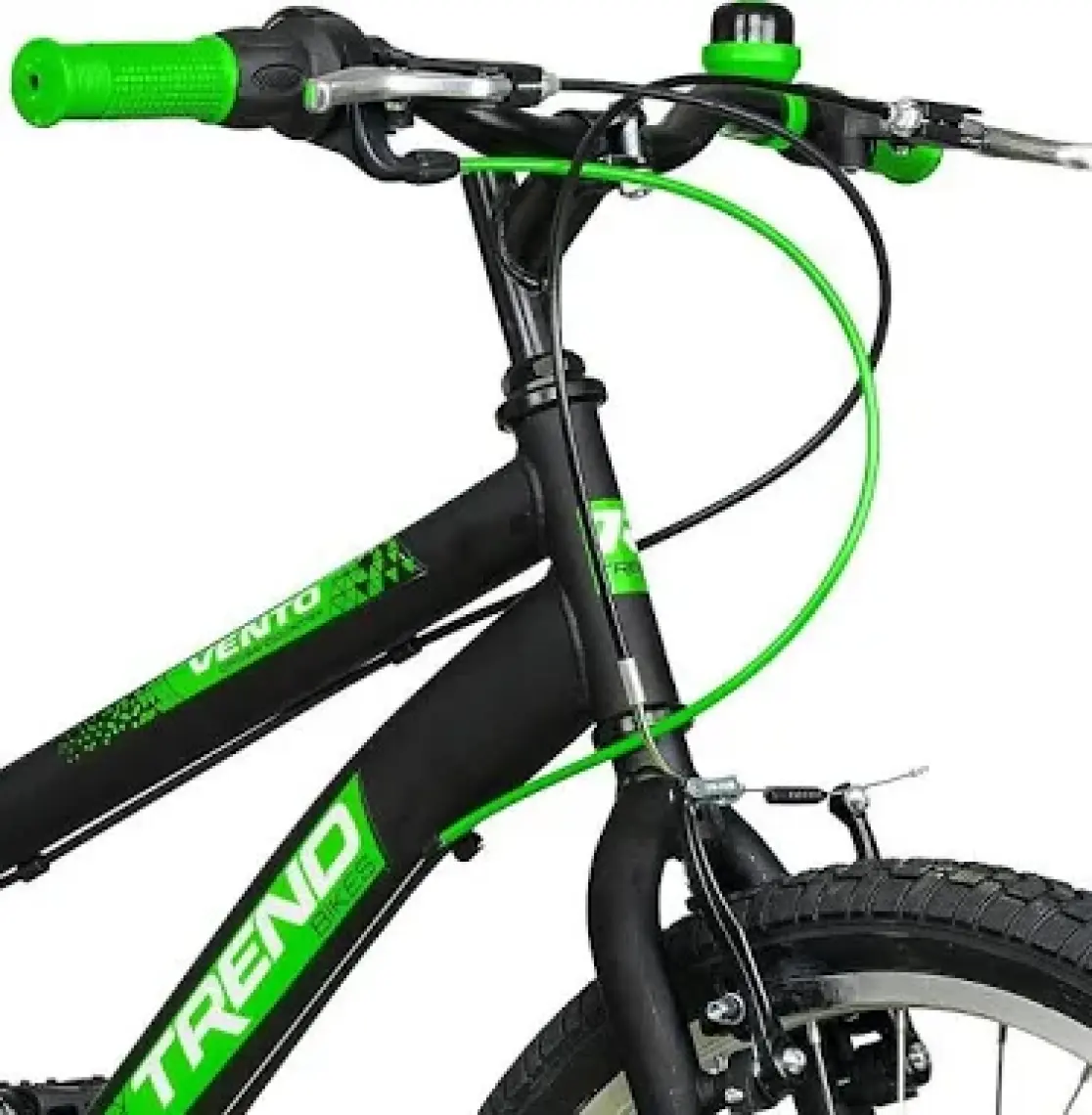 Trendbike Mistral M 20 Jant Vitesli Çocuk Bisikleti 6-9 Yaş  Çocuk Bisikleti Siyah-Neon Yeşil 20.410-S-NY