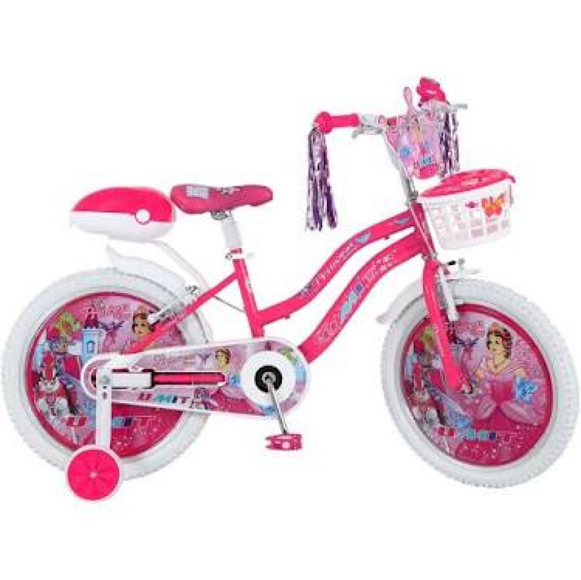 Ümit 20" Princess 2008 Çelik Kadro Sepetli V Fren 1 Vites Kız Çocuk Bisikleti