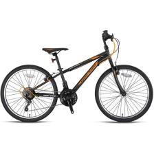 Geroni Kron Mars - 24" Mtb - 12' - 21 Vites - V.b. - Siyah-Beyaz/turuncu
