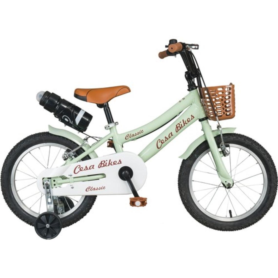 CESA BİSİKLET Cesa Bikes Coffee Collectıon 16 Jant Özel Kabartma Etiket 4-7 Yaş Pastel Yeşil Çocuk Bisikleti