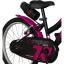 Trendbike Vento 20 Jant Bisiklet 6-9 Yaş Kız Çocuk Bisikleti Siyah-Fuşya 20.404-S-F