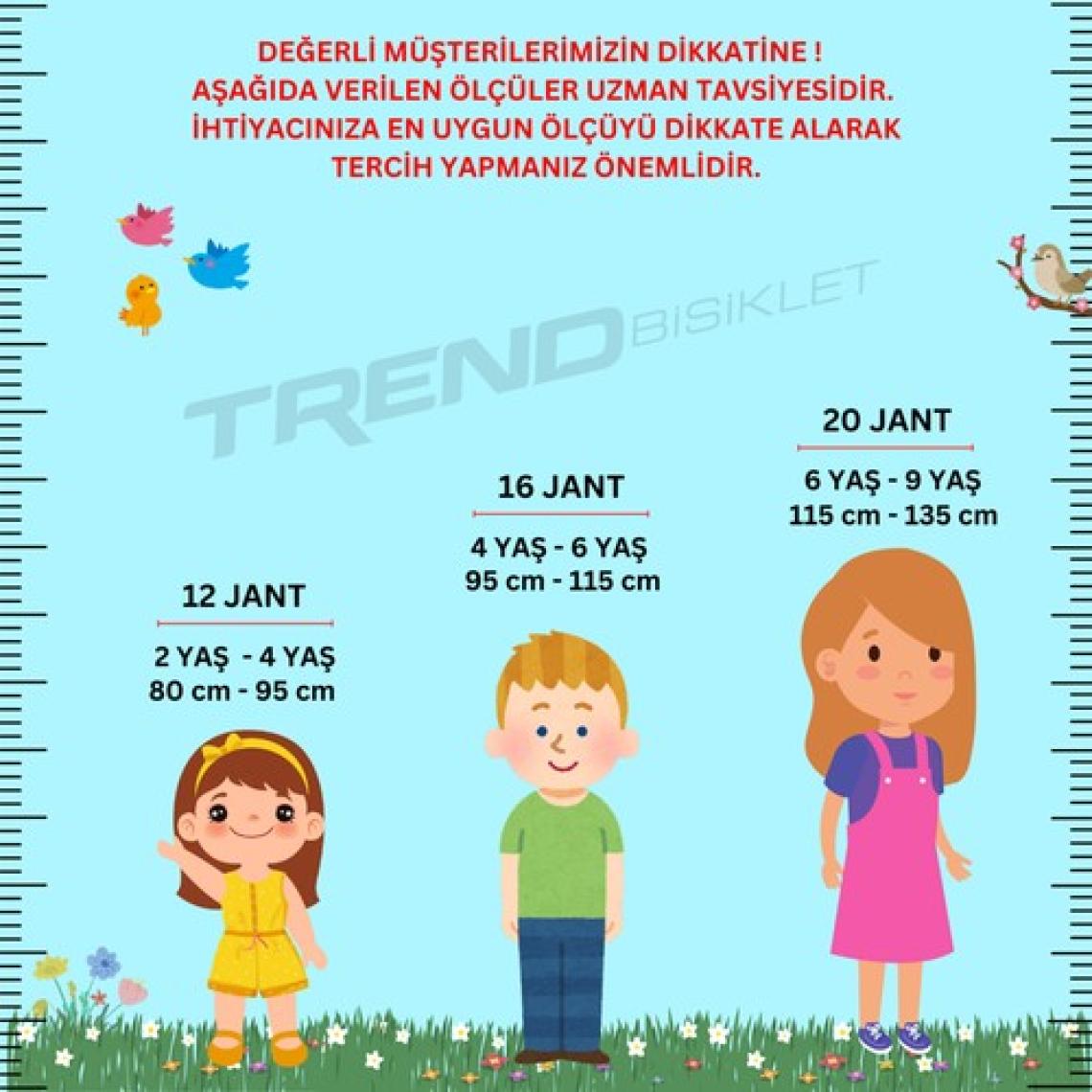 Trendbisiklet Retro Classic 20 Jant Çocuk Bisikleti, 6-9 Yaş Çocuk Bisikleti