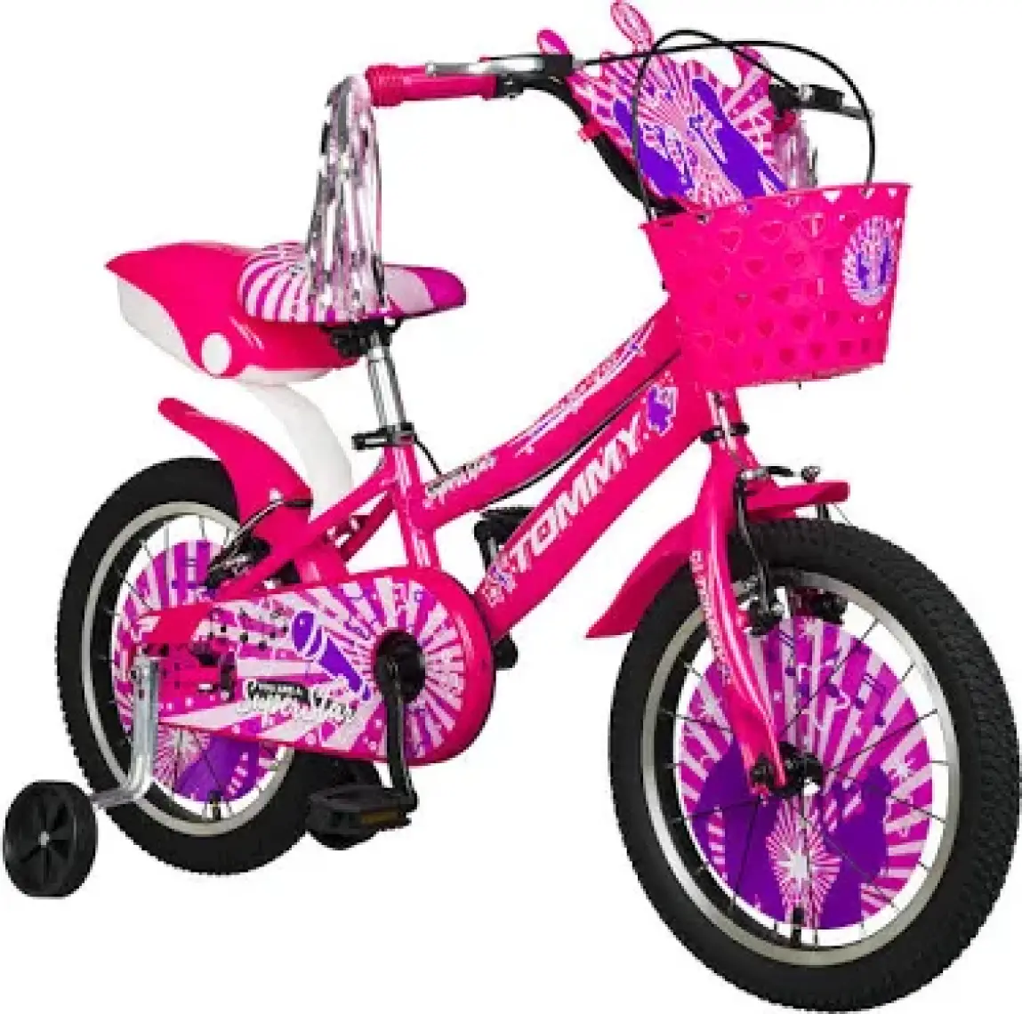 Tommybike 16 Jant Bisilet Lüx Aksesuarlı Cocuk Bisikleti 5-8 Yaş