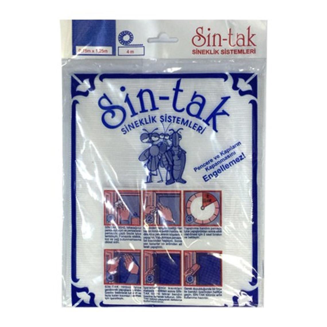 Sin-Tak Pratik Sineklik Çift Kanat Pencere İçin - 1,3m x 1,5m