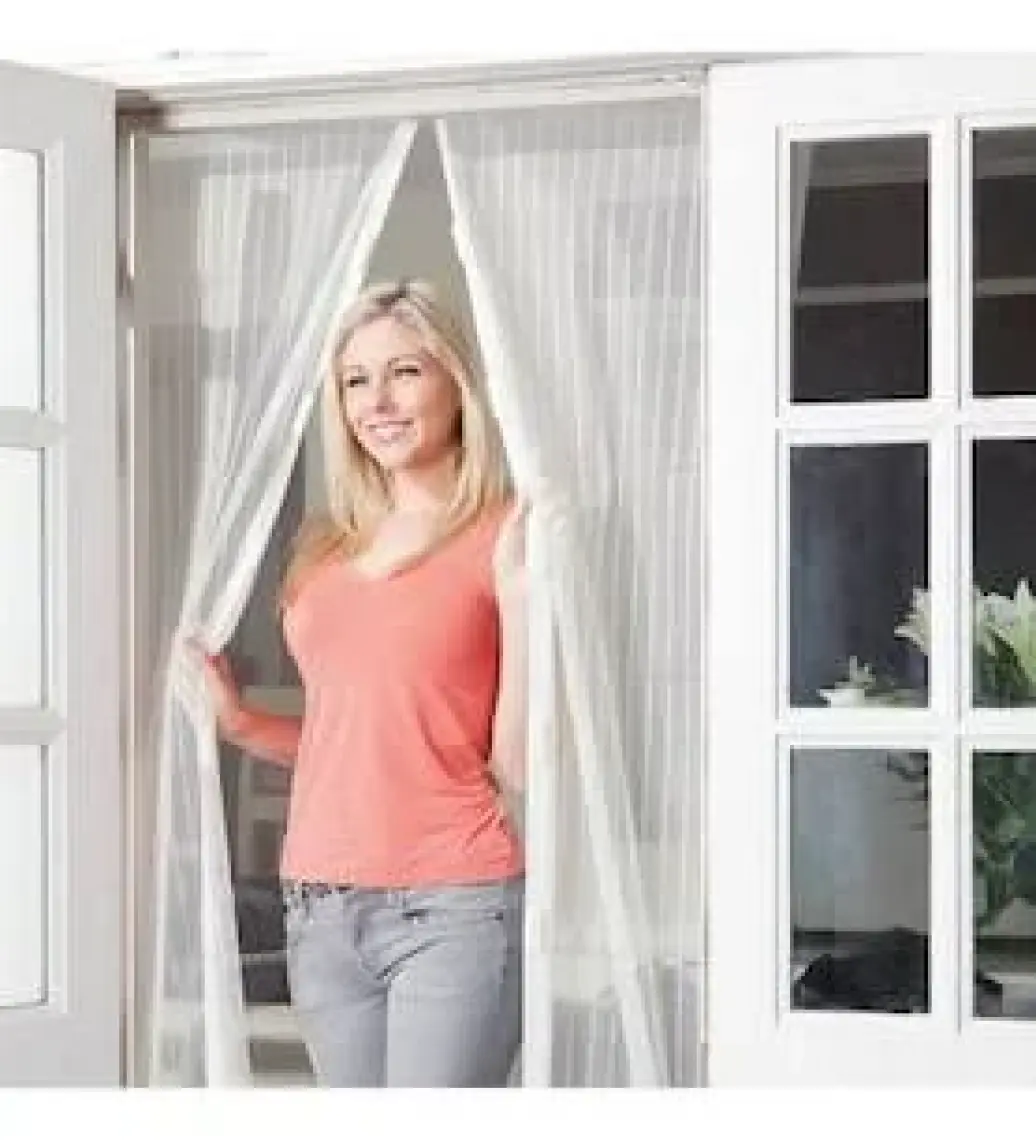 İtc Store Pratik Manyetik Mıknatıslı Beyaz Kapı Pencere Sinekliği Tülü 90 x 210 cm