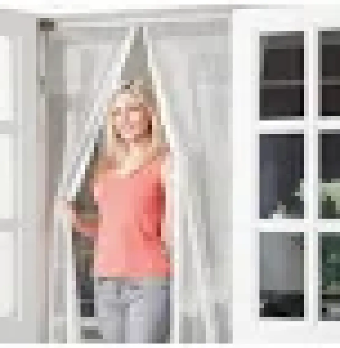 İtc Store Pratik Manyetik Mıknatıslı Beyaz Kapı Pencere Sinekliği Tülü 90 x 210 cm