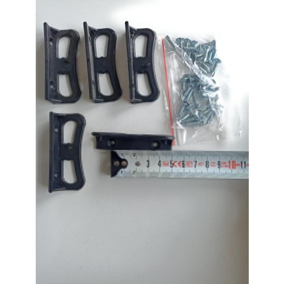 Sağlam Yapı 17x25 Cm Sineklik Kulp Tutamak 5'Li Siyah