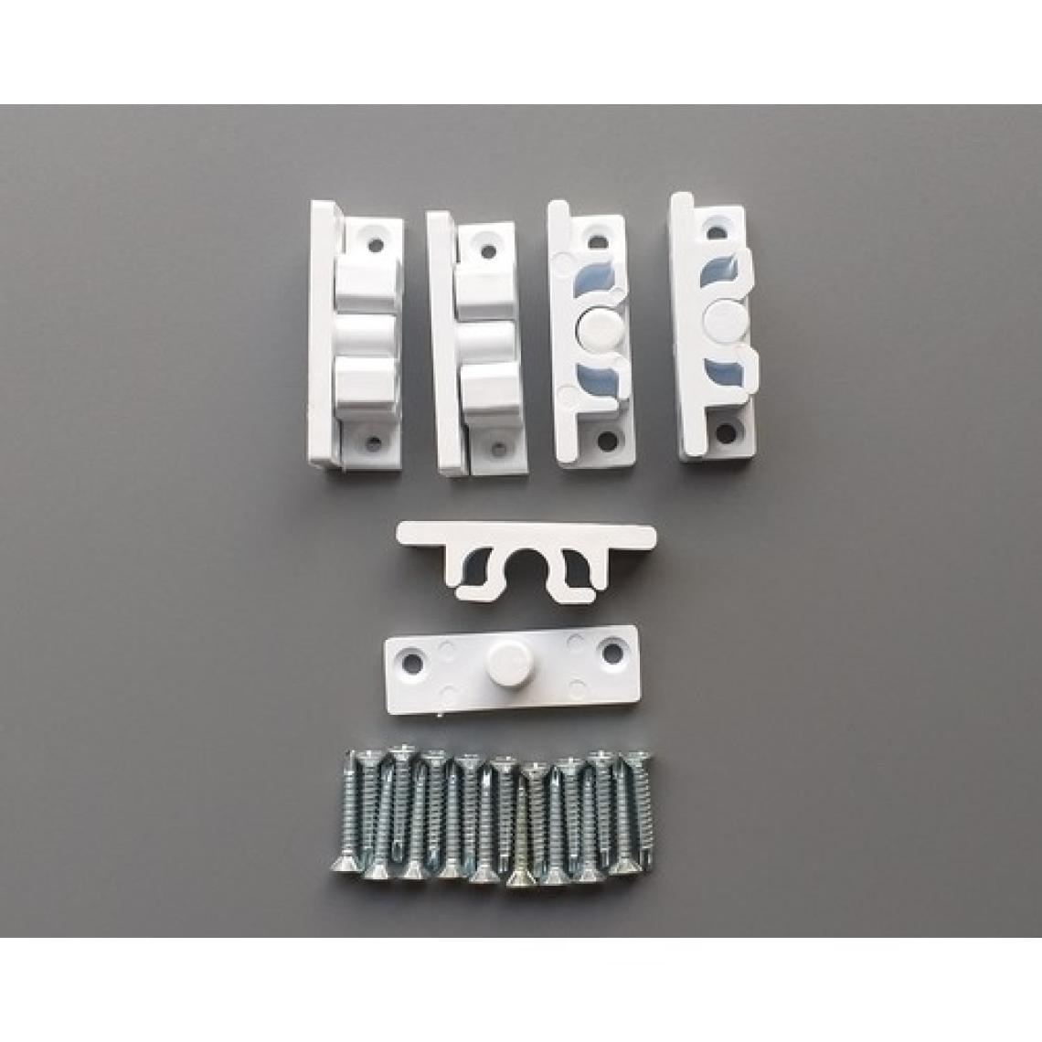 Gülpen Sineklik Aksesuarı - 17x25 Sineklik Kilit çıtçıt 5'li Beyaz