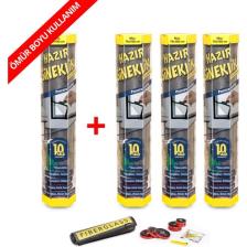 Hazır Sineklik 75x150 cm Pencere Için - 4 Lü Paket