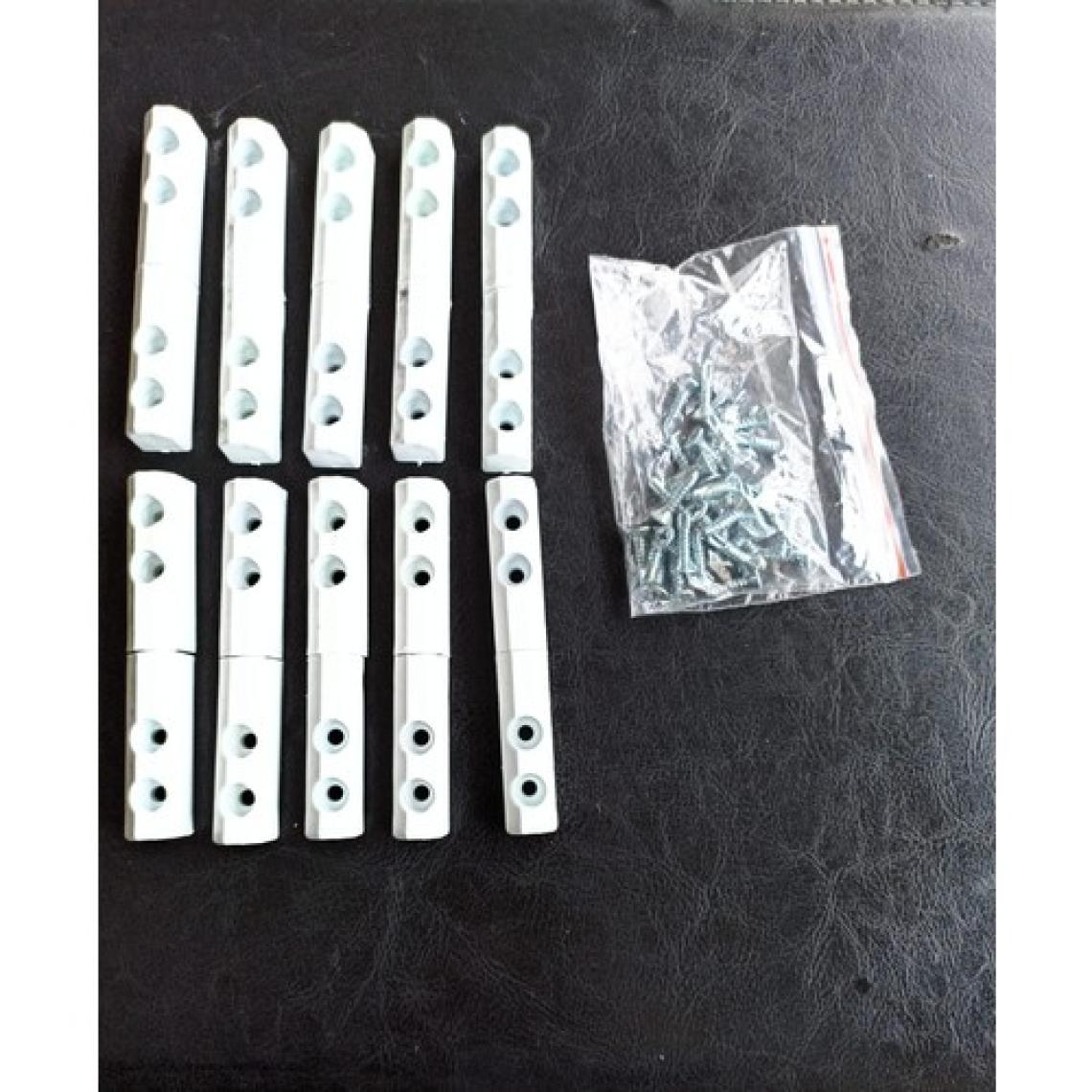 Sağlam Yapı 17x25 Cm Sineklik Menteşesi Plastik 10'Lu Beyaz