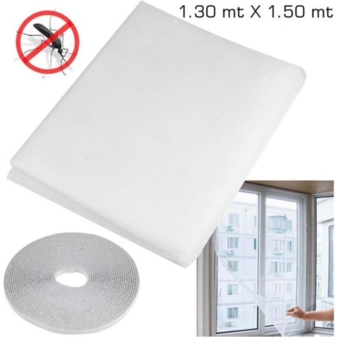 Omak Geniş Pencere Sinekliği Sinek Böcek Tülü Kendinden Yapışkanlı Cırtlı Sineklik 130X150 cm