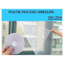 Lilibeaty Ayarlanabilir Pratik Tül Pencere Sinekliği Yıkanabilir