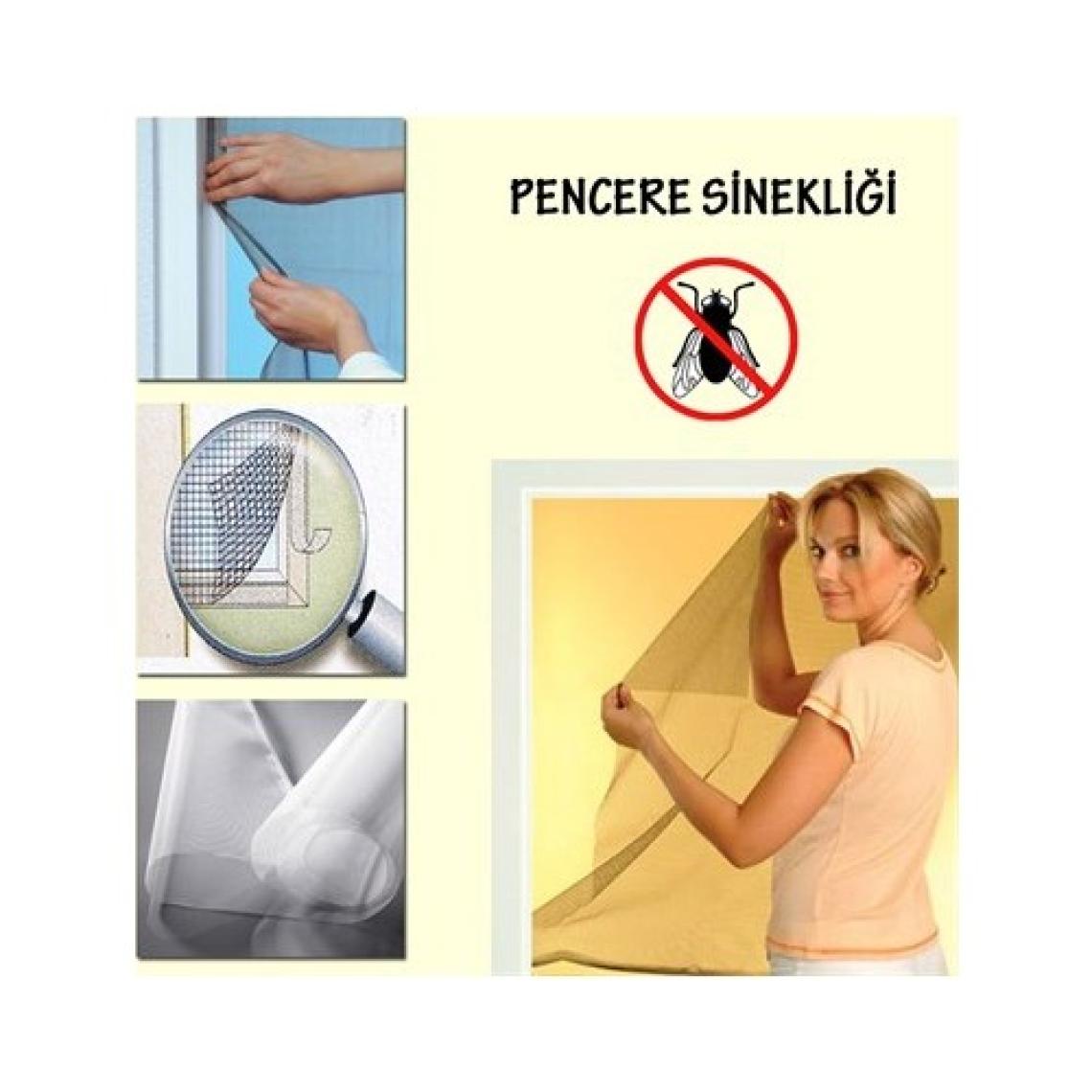 Toptanciniz Tek Kanat Pencere Sinekliği 70x125cm