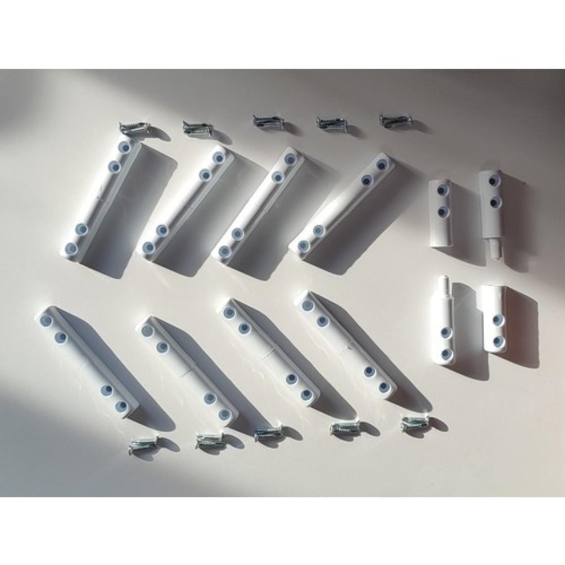 Sineklik Aksesuarı - 17x25 Sineklik Menteşe 10'lu Beyaz