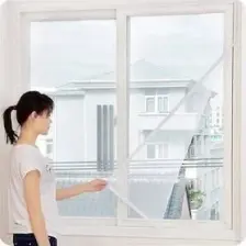 Tüm Cam Pencere Kapılara Uyumlu Tek Kanat Pencere Sinekliği
