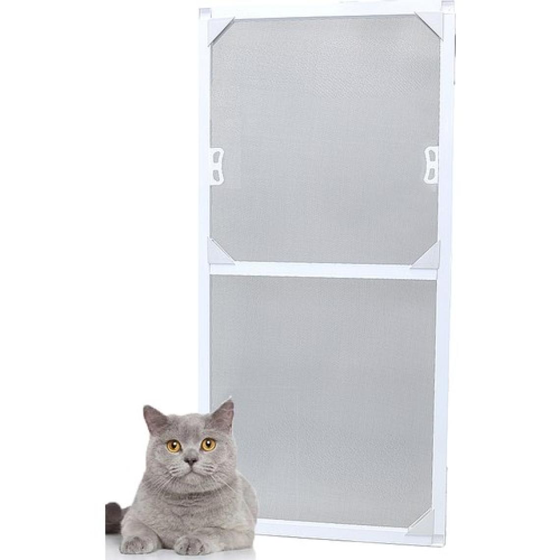 Kamataş Menteşeli Yırtılmaz Kapı Kedi Sinekliği (Pet Tül) Beyaz 90X210 Cm. Özel Ölçü Verebilirsiniz.
