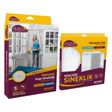 Omak Mıknatıslı Kapı Sinekliği 2X(60X210) cm + Pencere Sinekliği 130X150 cm