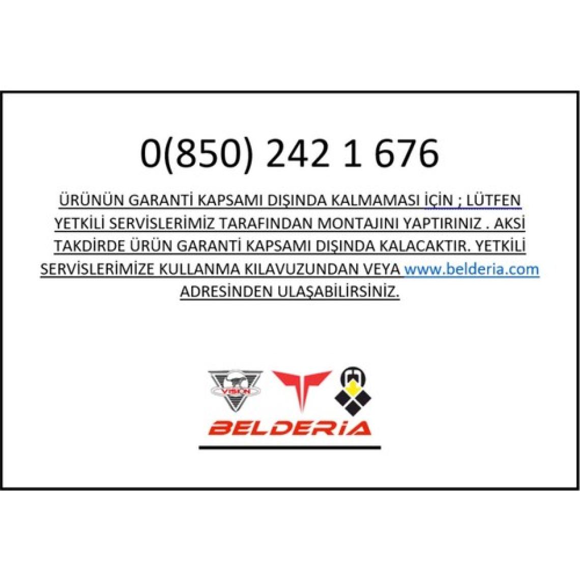 Belderia Tec Strong 24" Jant 21 Vites V-Fren Siyah-Mavi Dağ Bisikleti