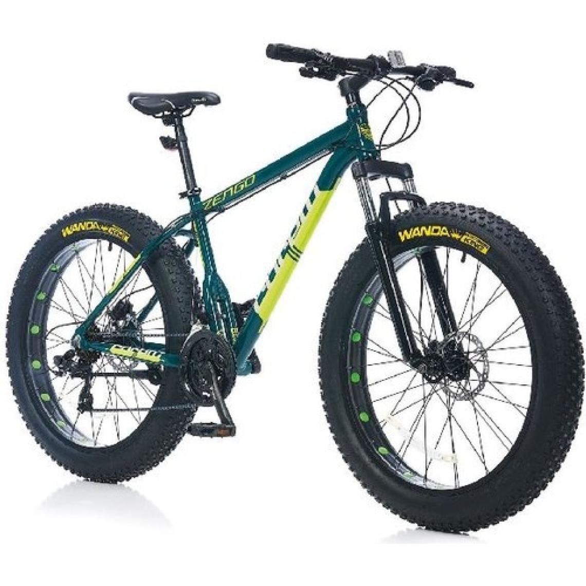 Corelli Zengo 26 Jant Fat Bike  H.disk Fren 21V   K:16  Gri-Yeşil