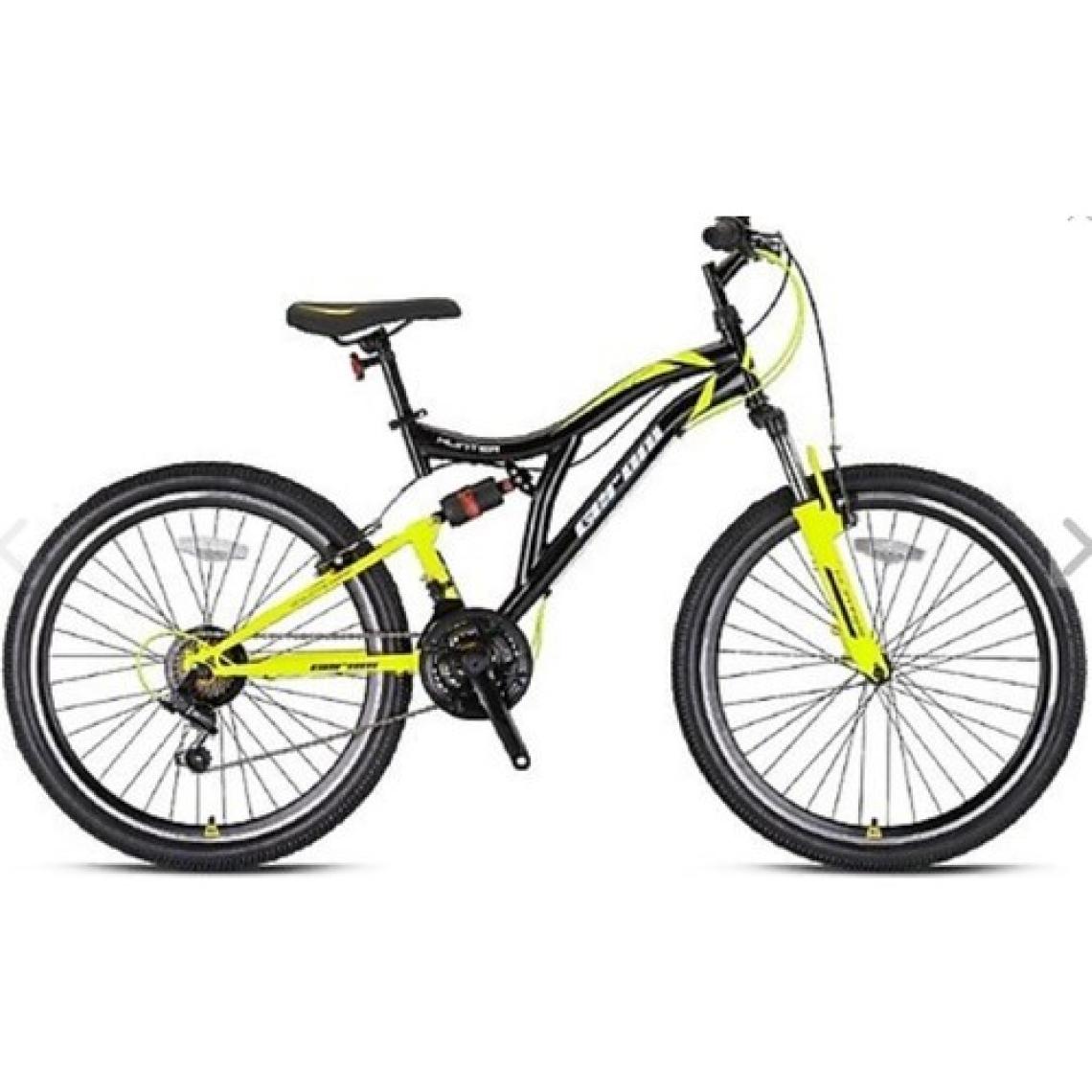 Geroni Hunter - 24" Mtb - 21 Vites - V.b. - Siyah- Neon Sarı/beyaz