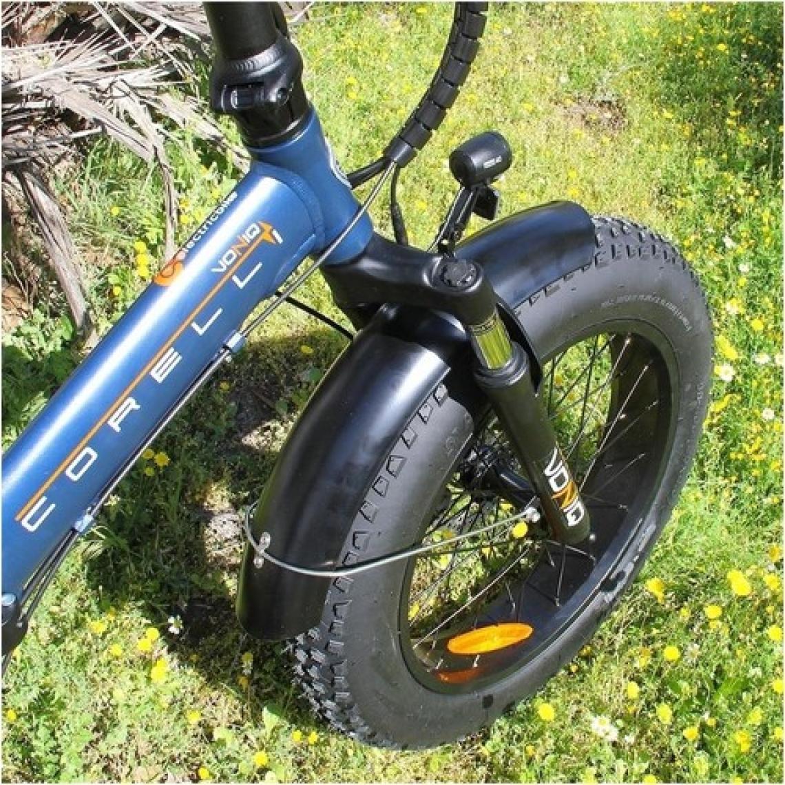 Corelli Elektrikli Bisiklet Voniq 20 Jant   Fat Bike  Gri Blc