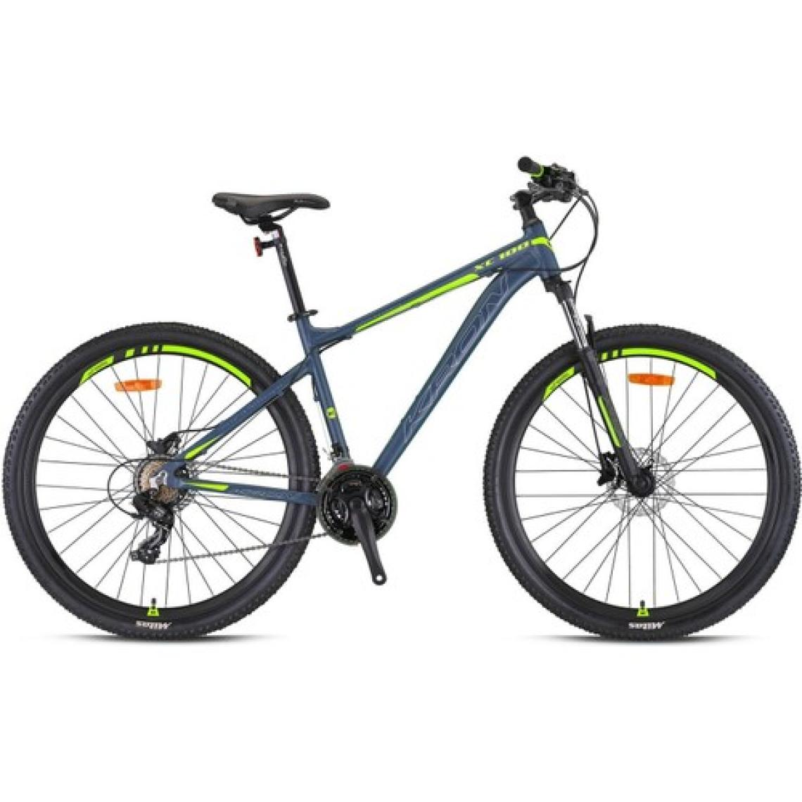 Kron Xc 100 - 29" Mtb - 18' - 21 Vites - H.dısc - Mat Gri-Gri/neon Sarı