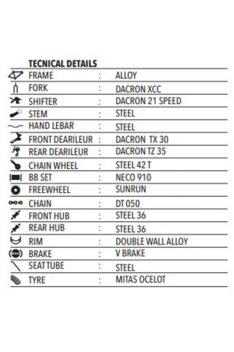 Tommybike Rıven Alüminyum Kadro 20 Jant 21 Vites Dağ Bisikleti