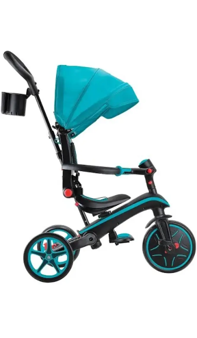 Globber Explorer 4in1 Katlanabilir Bisiklet - Koyu Pastel Pembe