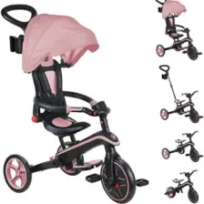 Globber Explorer 4in1 Katlanabilir Bisiklet - Koyu Pastel Pembe