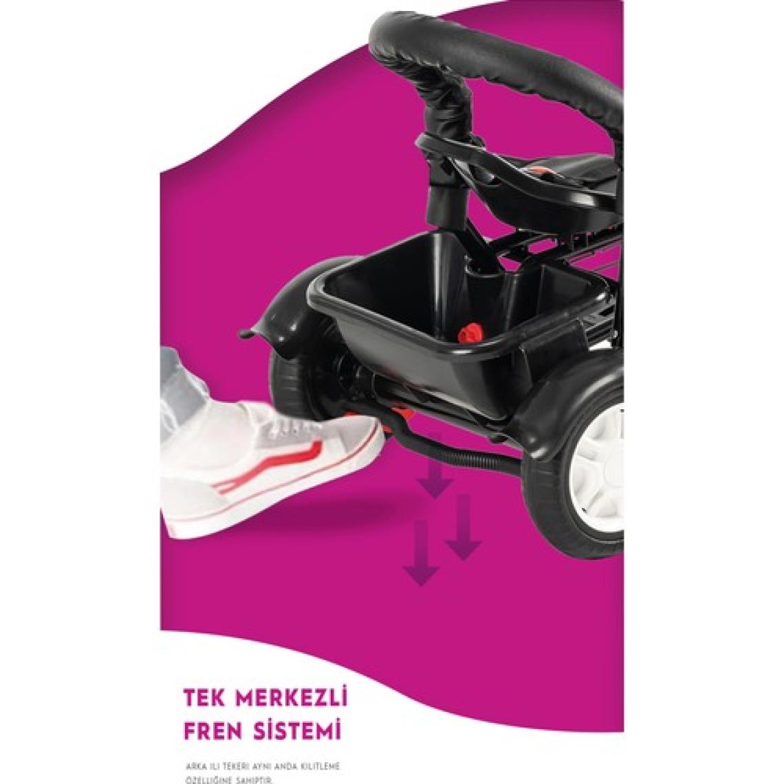 Moonybaby MB504 Trend Bike Kırmızı 3 Tekerlekli Bisiklet