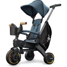 Doona Liki Trike Tek Parça Katlanır 3 Tekerlekli Bebek Bisikleti S5-Ocean Blue