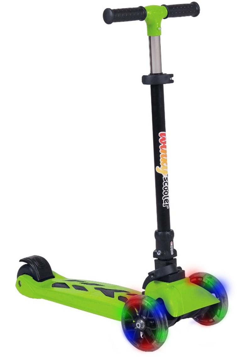 Çekirdek Zeka Winky Scooter Işıklı 3 Tekerli Katlanabilir Pembe