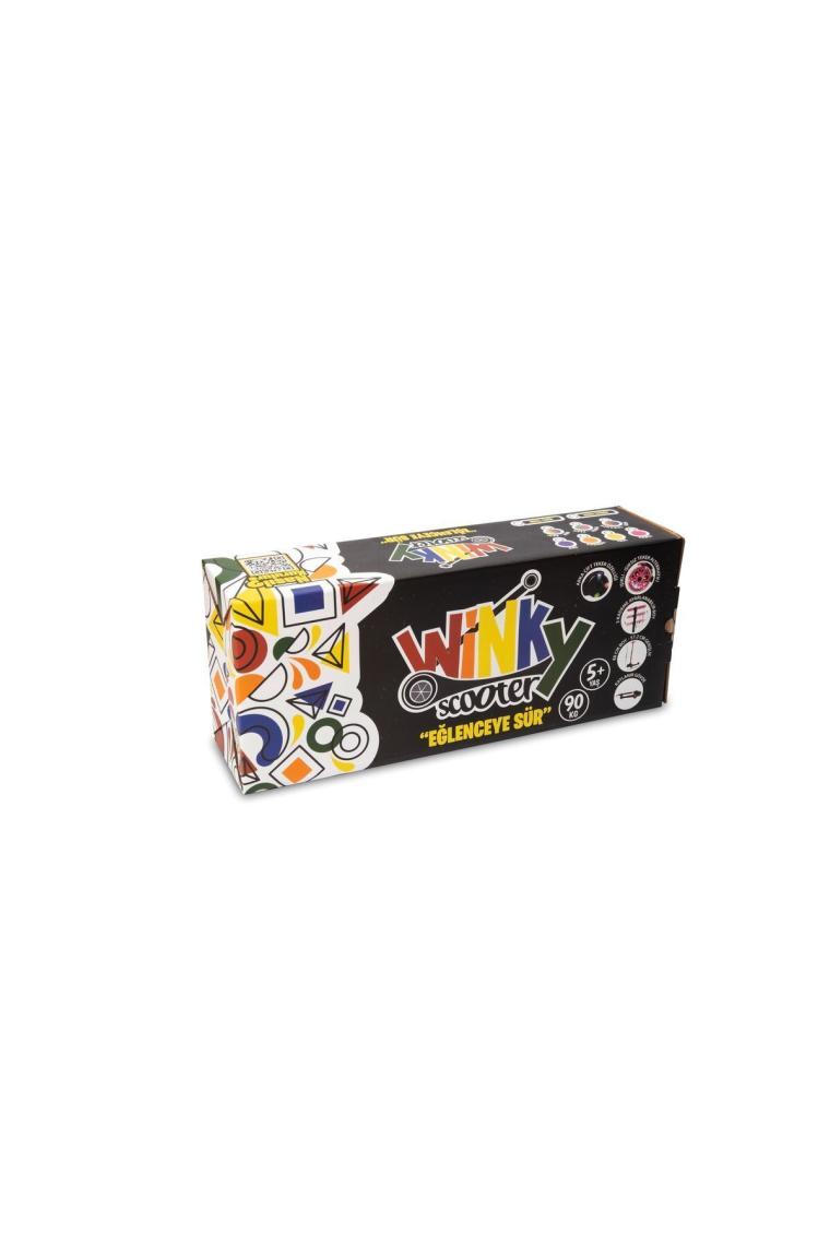 Çekirdek Zeka Winky Scooter Işıklı 3 Tekerli Katlanabilir Pembe