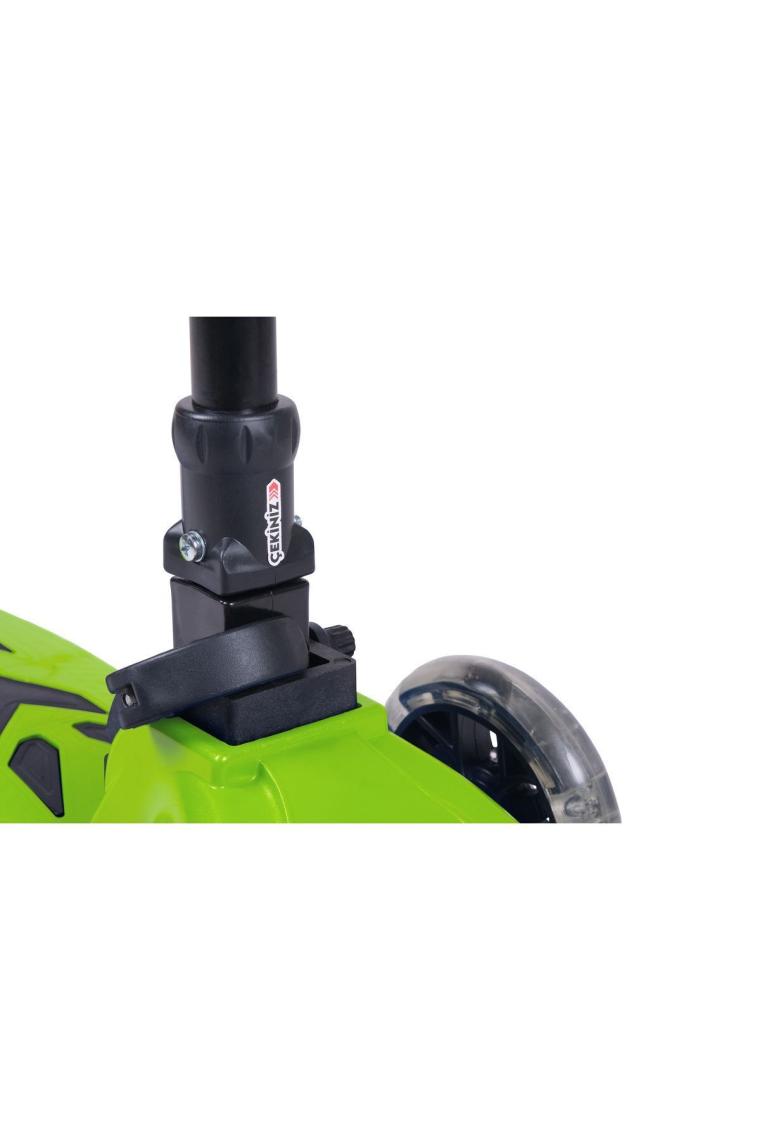 Çekirdek Zeka Winky Scooter Işıklı 3 Tekerli Katlanabilir Pembe