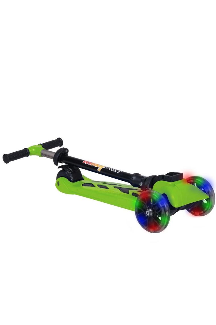 Çekirdek Zeka Winky Scooter Işıklı 3 Tekerli Katlanabilir Pembe