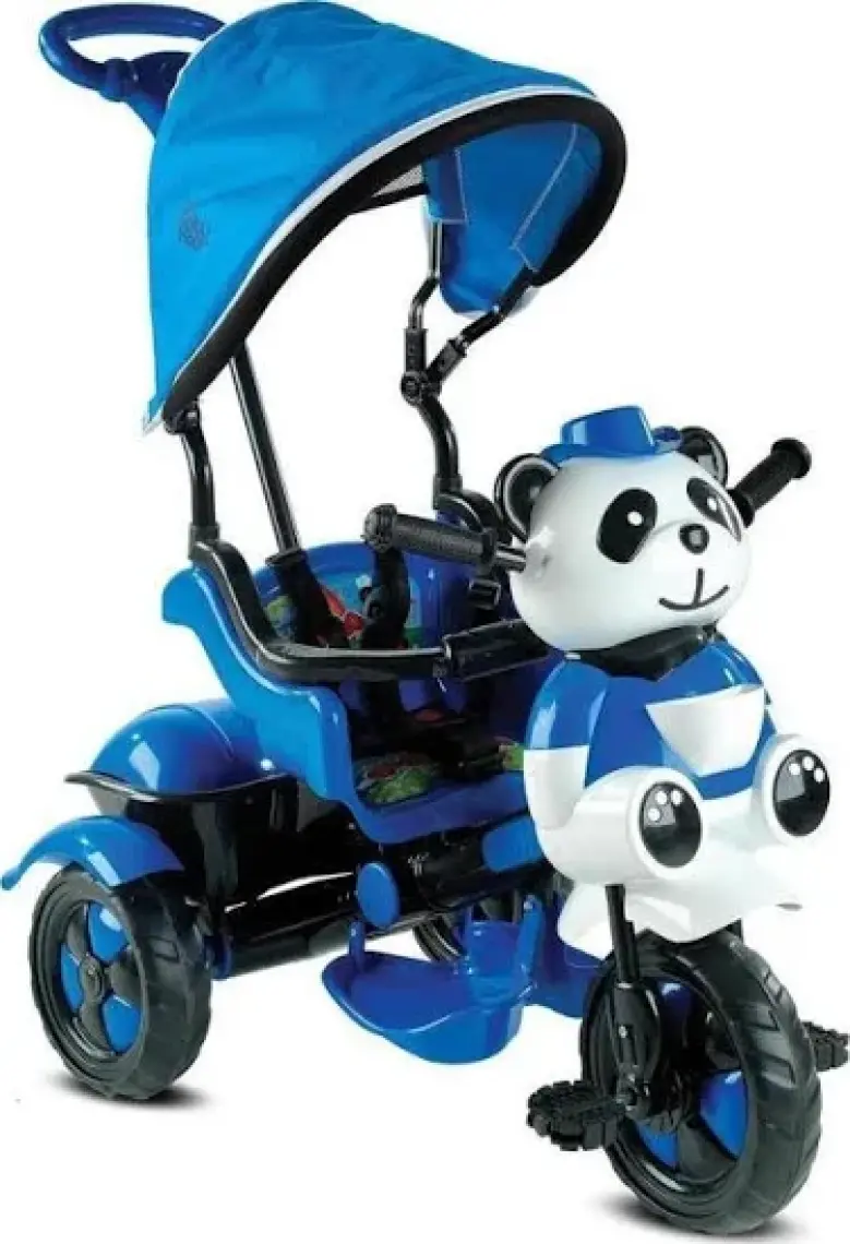 Babyhope Little Panda Bisiklet Mavi Beyaz