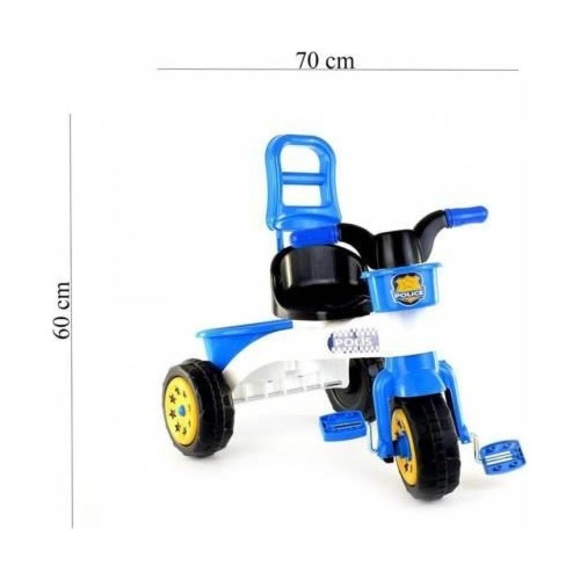 Güçlü Toys Polıce Trıcycle 3 Tekerli Polis Bisikleti 3600