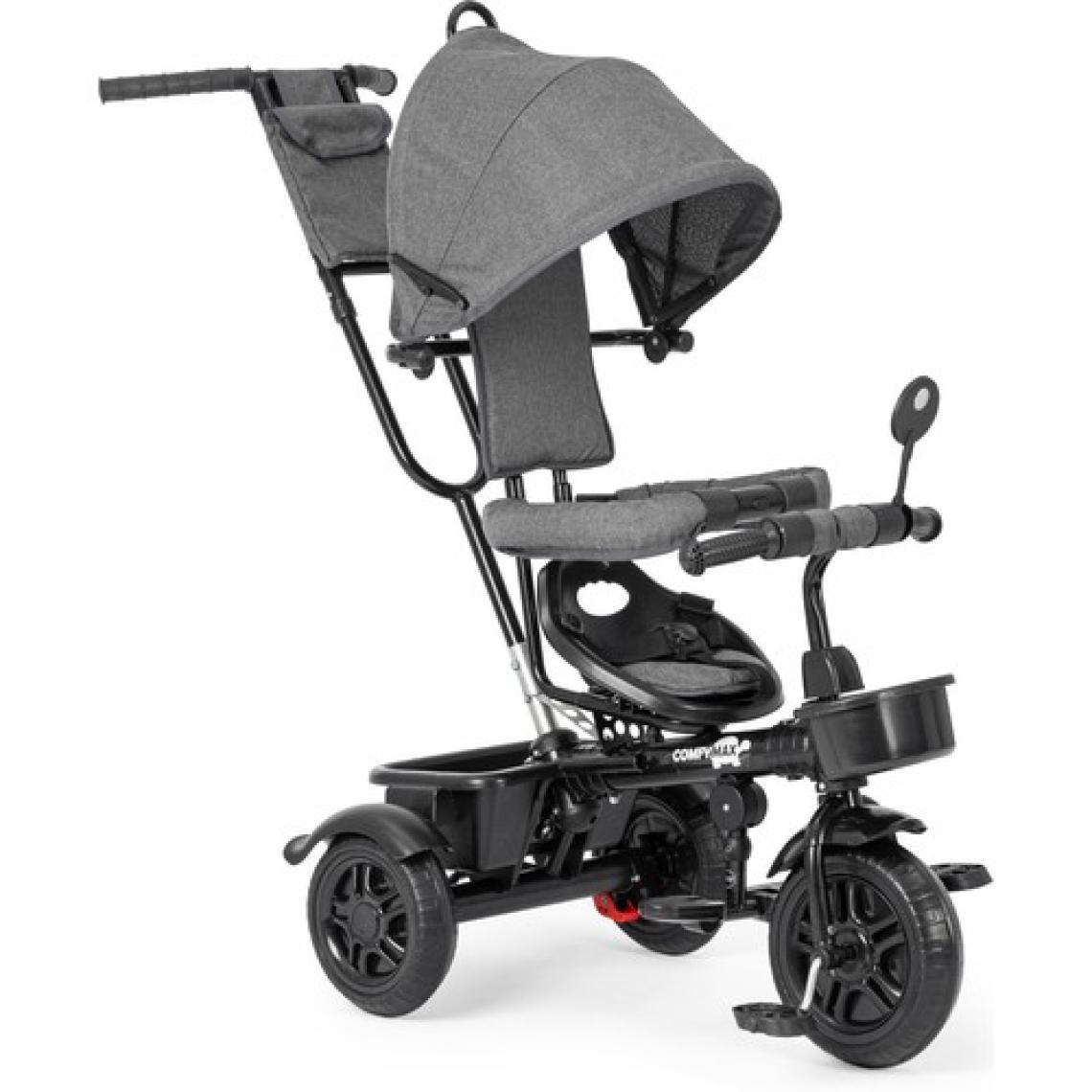 Comfymax Roadstar Itmeli Ebeveyn Kontrollü 3 Tekerlekli Bebek Çocuk Bisikleti