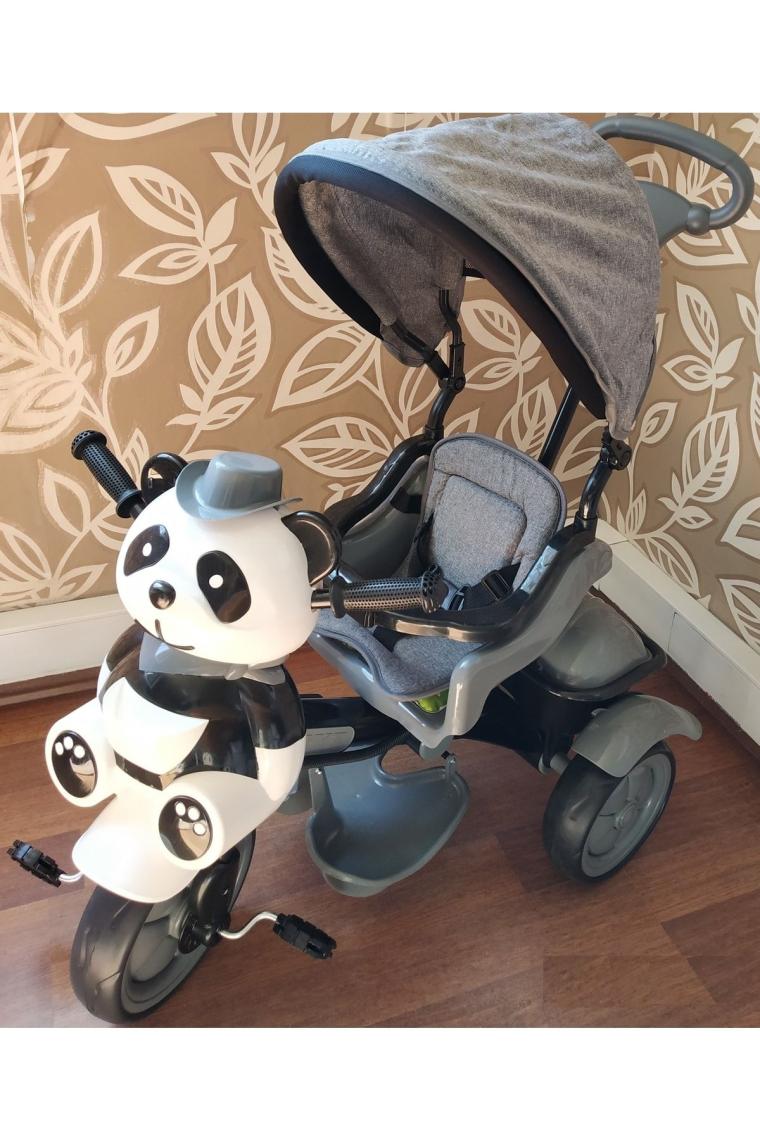Babyhope 127 Little Panda Gri 3 Tekerlekli Bisiklet