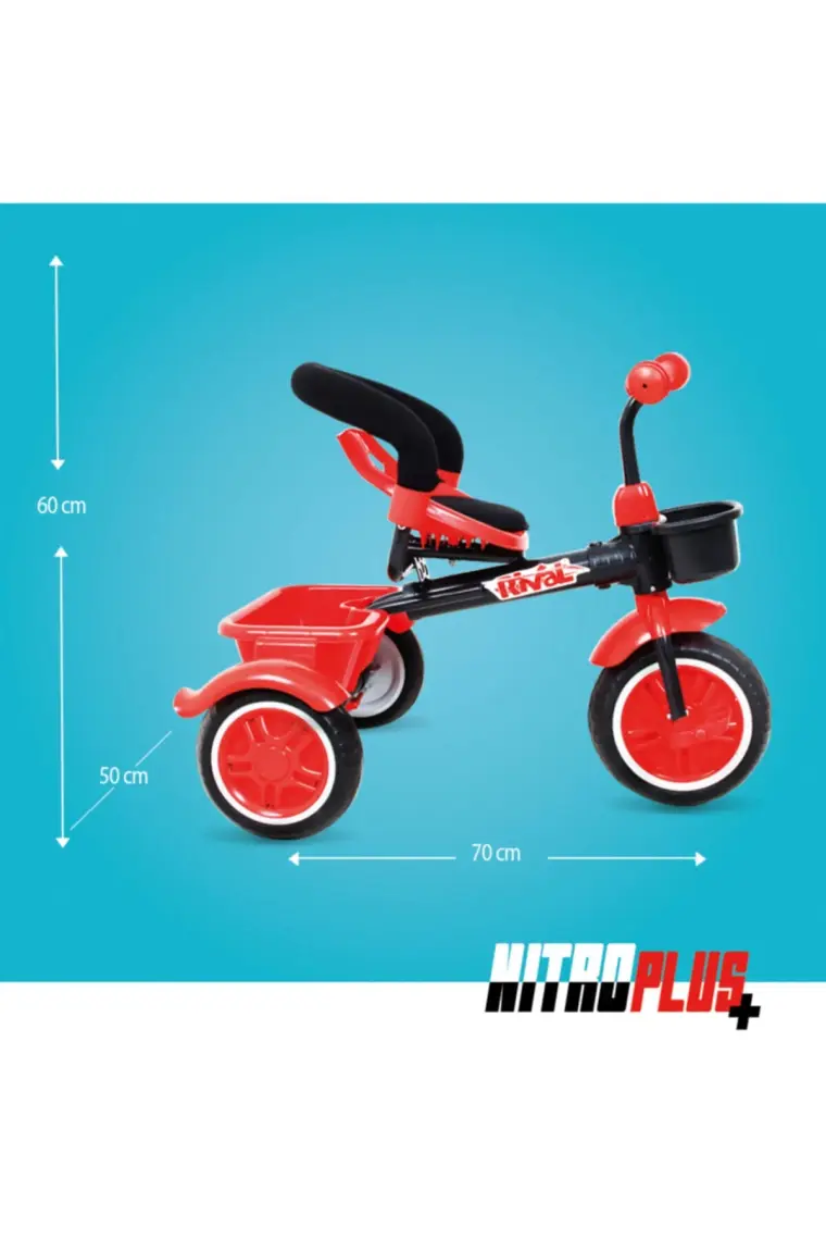 Rival Nitro Plus Bebek Üç Teker Çocuk Bisikleti