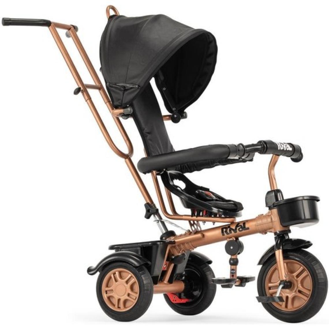 Rival RV501 Gold Hiper Bike Ebeveyn Kontrollü Siyah 3 Tekerlekli Bisiklet