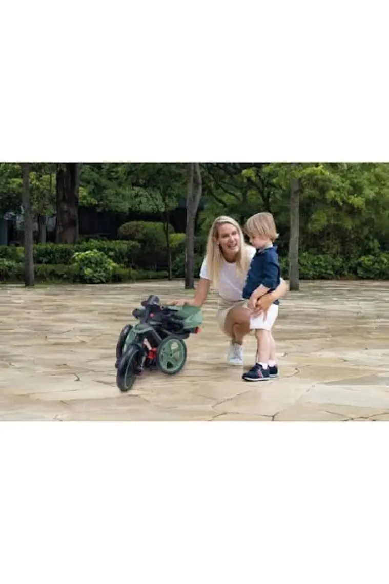 Globber Explorer 4in1 Katlanabilir Bisiklet - Zeytin Yeşili